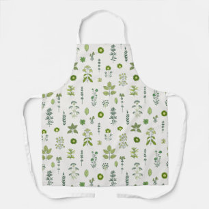 Wild Meadow Herb Green Apron