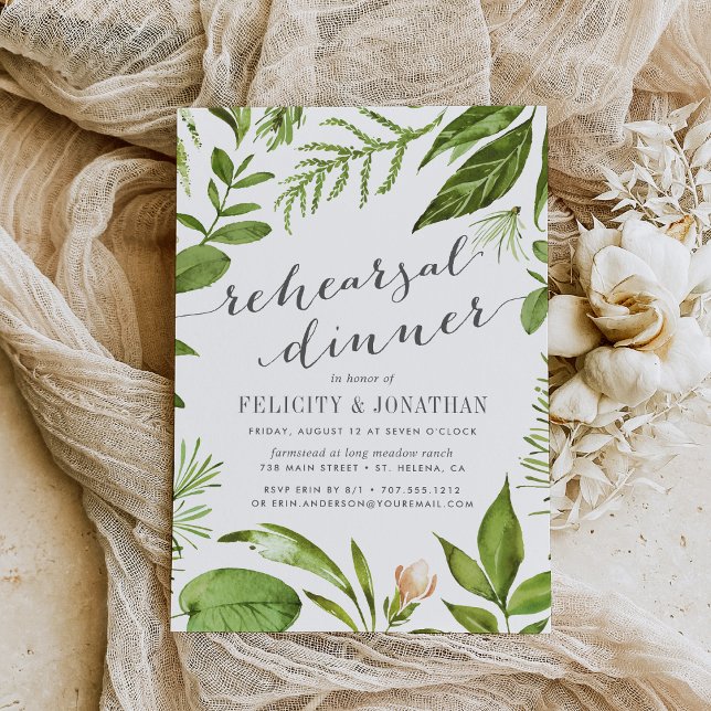 Wild Meadow Rehearsal Dinner Invitation (Creator Uploaded)