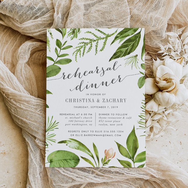 Wild Meadow Rehearsal Dinner Invitation (Creator Uploaded)
