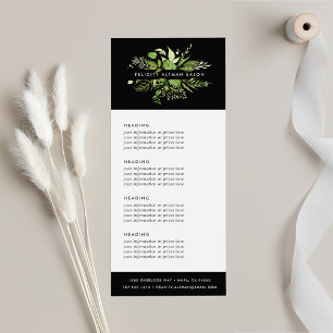 Wild Meadow   Services or Price List Rack Card