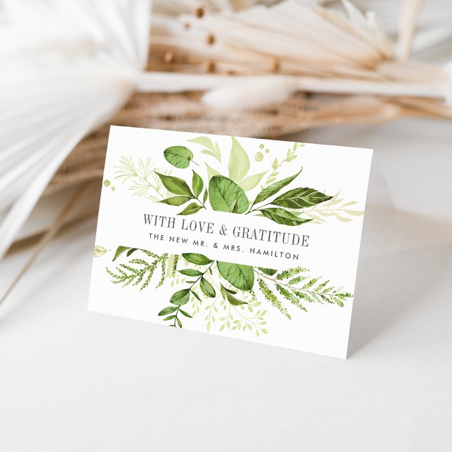 Wild Meadow | Watercolor Botanical Thank You Card (Creator Uploaded)