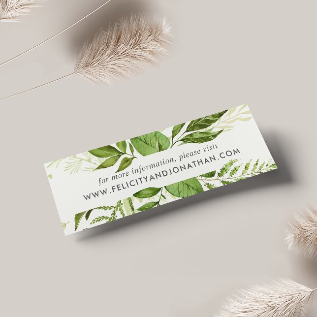 Wild Meadow Wedding Website Cards | Mini (Creator Uploaded)