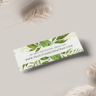 Wild Meadow Wedding Website RSVP Cards Mini