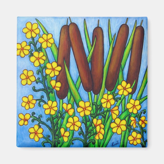 Wild Medley Floral Magnet (Front)