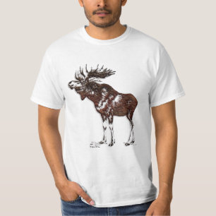 Wild Moose Wildlife Supporter Art Tee