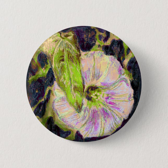 Wild Morning Glory by Alexandra Cook 6 Cm Round Badge (Front)