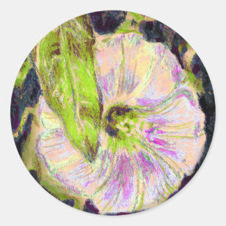 Wild Morning Glory by Alexandra Cook Classic Round Sticker