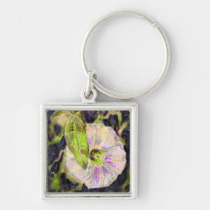 Wild Morning Glory by Alexandra Cook Key Ring