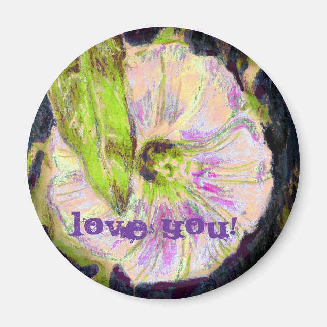 Wild Morning Glory by Alexandra Cook Magnet (Front)