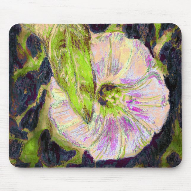 Wild Morning Glory by Alexandra Cook Mouse Mat (Front)