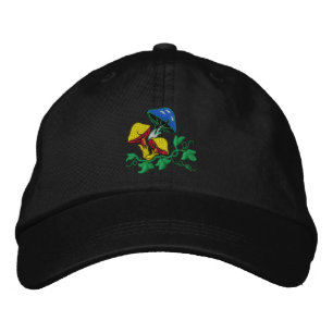 Wild Mushroom Embroidered Cap