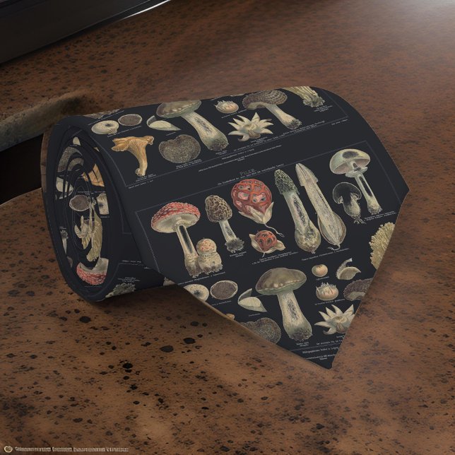 Wild Mushroom Funghi Species  Tie (Creator Uploaded)