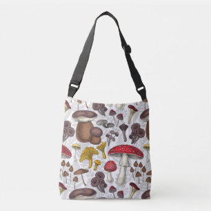 Wild mushrooms crossbody bag