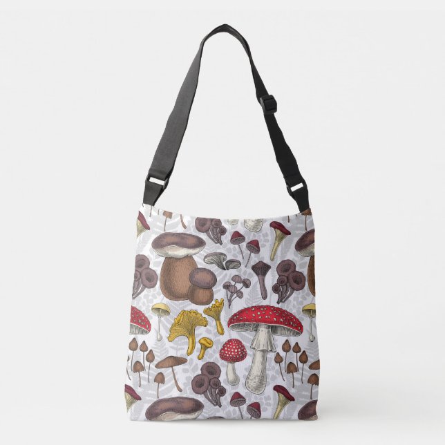 Wild mushrooms crossbody bag (Front)