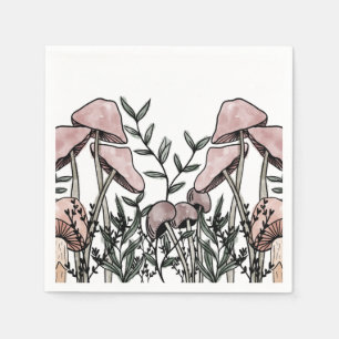 Wild Mushrooms Napkin