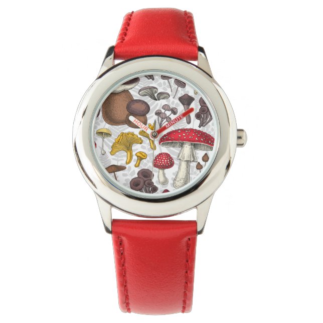 Wild mushrooms watch (Front)