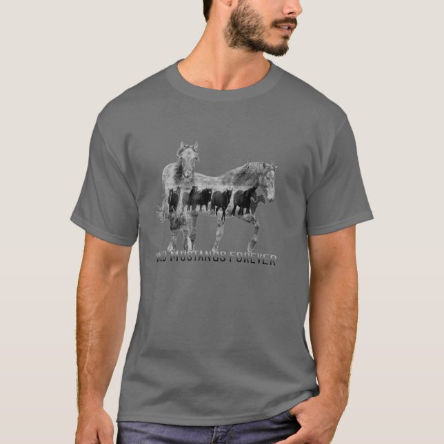 Wild Mustangs Forever T-Shirt (Front)
