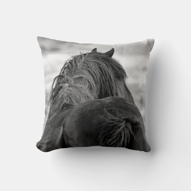 Wild Mustangs of the West Cushion (Front)
