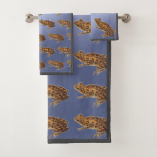 Wild Nature Art Reptile Frog Towels