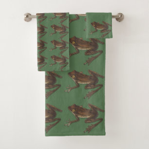 Wild Nature Art Reptile Frog Towels