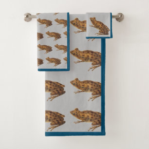 Wild Nature Art Reptile Frog Towels