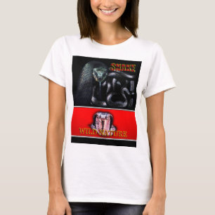 WILD NATURE - black SNAKE design collection T-Shirt