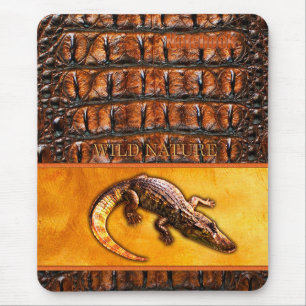 WILD NATURE - CROCODILE-DILE-DILE design collectio Mouse Mat