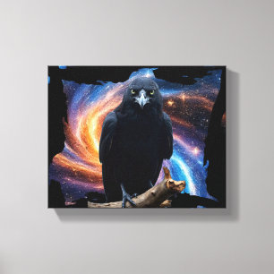 Wild Nature Crow-Raven Canvas Wall Art