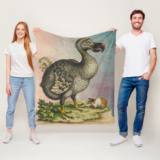 Wild Nature DoDo Bird  Fleece Blanket (In Situ)