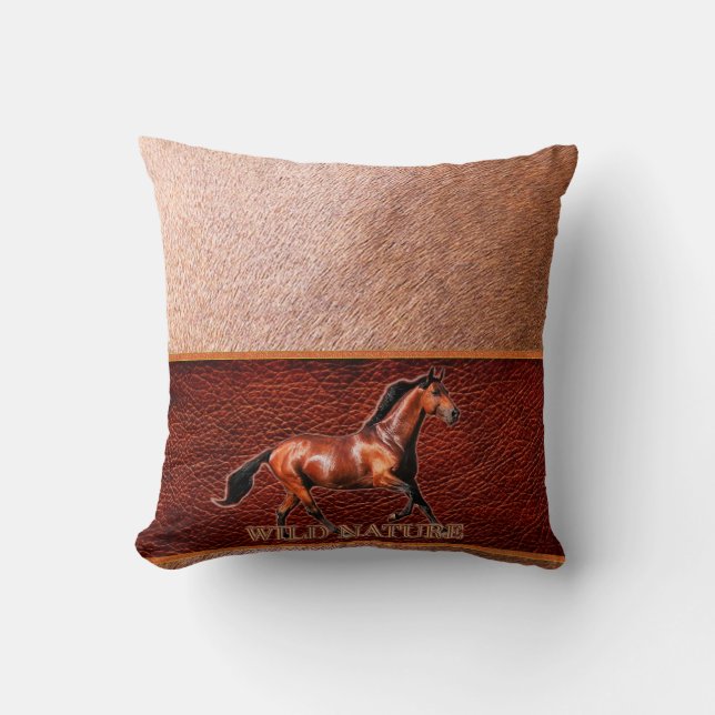 WILD NATURE - HORSE design collection Cushion (Front)