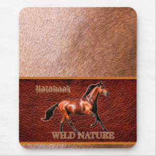 WILD NATURE - HORSE design collection Mouse Mat