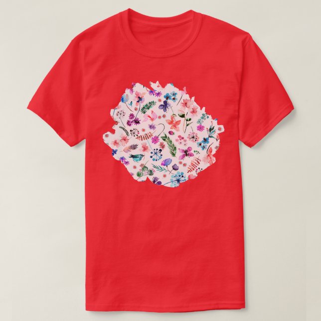 Wild Nature Plants T-Shirt (Design Front)