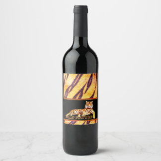WILD NATURE - TIGER design collection Wine Label