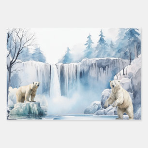 Wild nature Wrapping Paper Flat Sheet Set of 3
