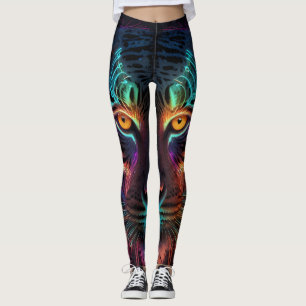 Wild Neon Natures Tiger Leggings