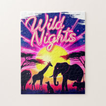 Wild Nights African Safari Sunset