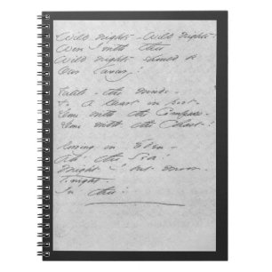 Wild nights, wild nights Manuscript Notebook