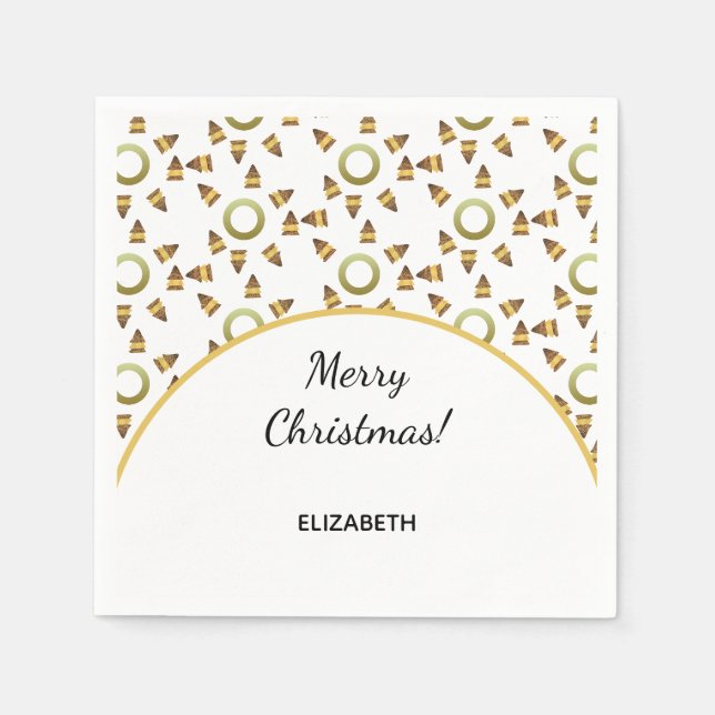 Wild Noel Pattern Napkin (Front)