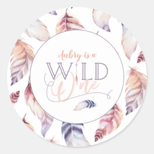 wild one 1st birthday birthday party stickers