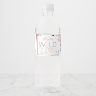 wild one 1st birthday birthday party water bottle label