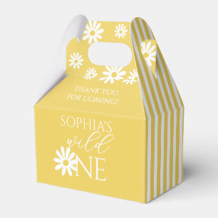 Wild One 1st Birthday Party Boho Daisy Favour Box