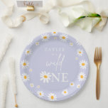 Wild One 1st Birthday Party Boho Retro Daisy Paper Paper Plate<br><div class="desc">Wild One 1st Birthday Party Boho Retro Daisy Paper Plate</div>