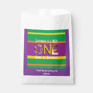 Wild One 1st Birthday Party Safari Favour Bags