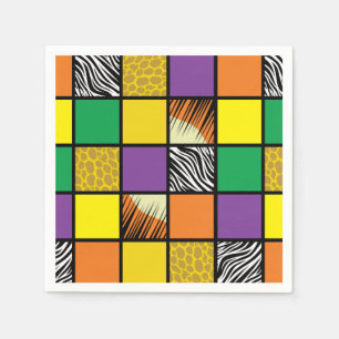 Wild One 1st Birthday Party Safari Napkin