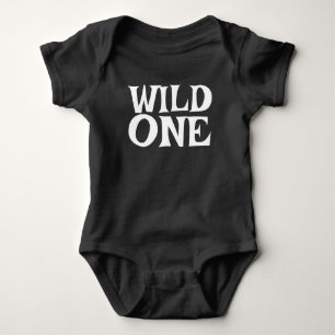 WILD ONE 1ST BIRTHDAY T-SHIRT BABY BODYSUIT