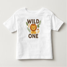 WILD ONE - 1st Birthday T-Shirt for Toddlers