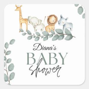 wild one 1st birthday,young wild three 2nd 3rd,cut square sticker