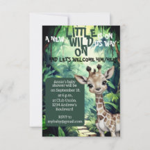 Wild One Adventure: Safari-themed Baby Shower 