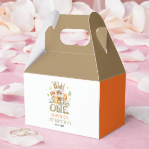 Wild One Animal 1st Birthday Party Safari Jungle Favour Box