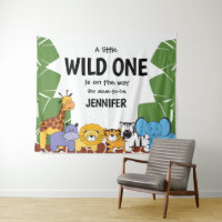 "Wild One Arrival" Personalised Safari Baby Shower